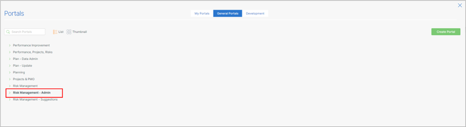 Managing Risk Registers in Risk – InPhase
